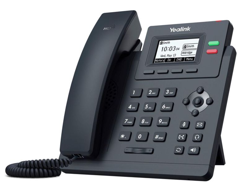 Teléfono IP Yealink T31G 2 cuentas Gigabit PoE