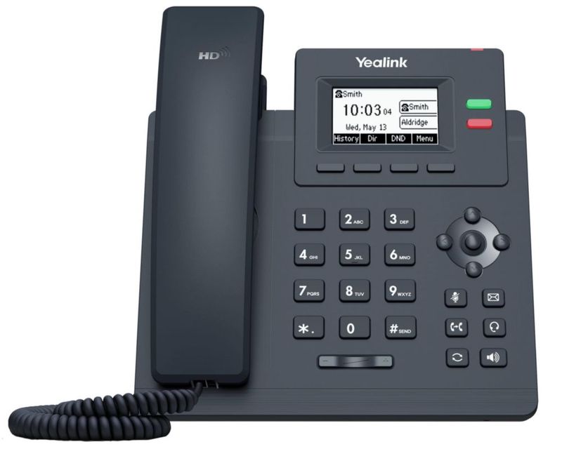Teléfono IP Yealink T31G 2 cuentas Gigabit PoE