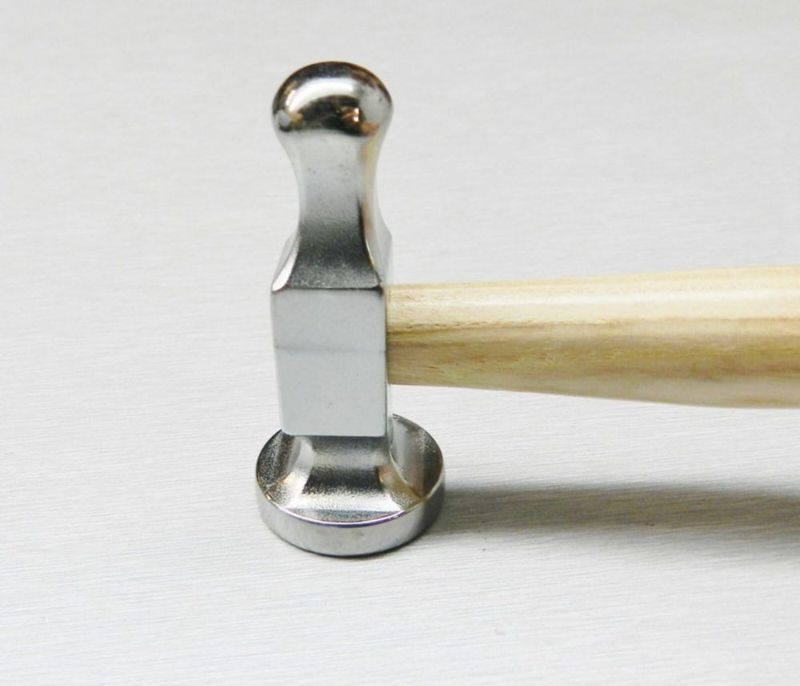 Martillo de repujado JTS 32 mm cara plana para trabajo de metal 148 g