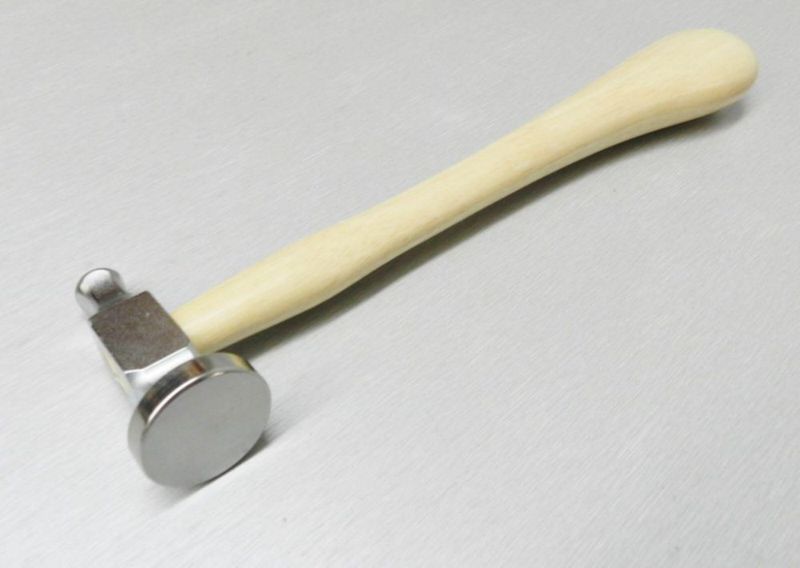 Martillo de repujado JTS 32 mm cara plana para trabajo de metal 148 g