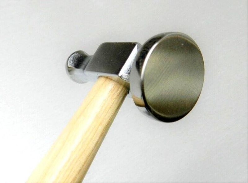 Martillo de repujado JTS 32 mm cara plana para trabajo de metal 148 g