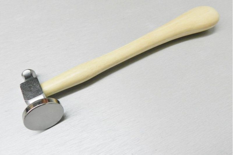 Martillo de repujado JTS 32 mm cara plana para trabajo de metal 148 g