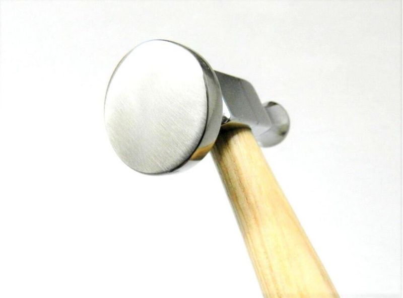 Martillo de repujado JTS 32 mm cara plana para trabajo de metal 148 g