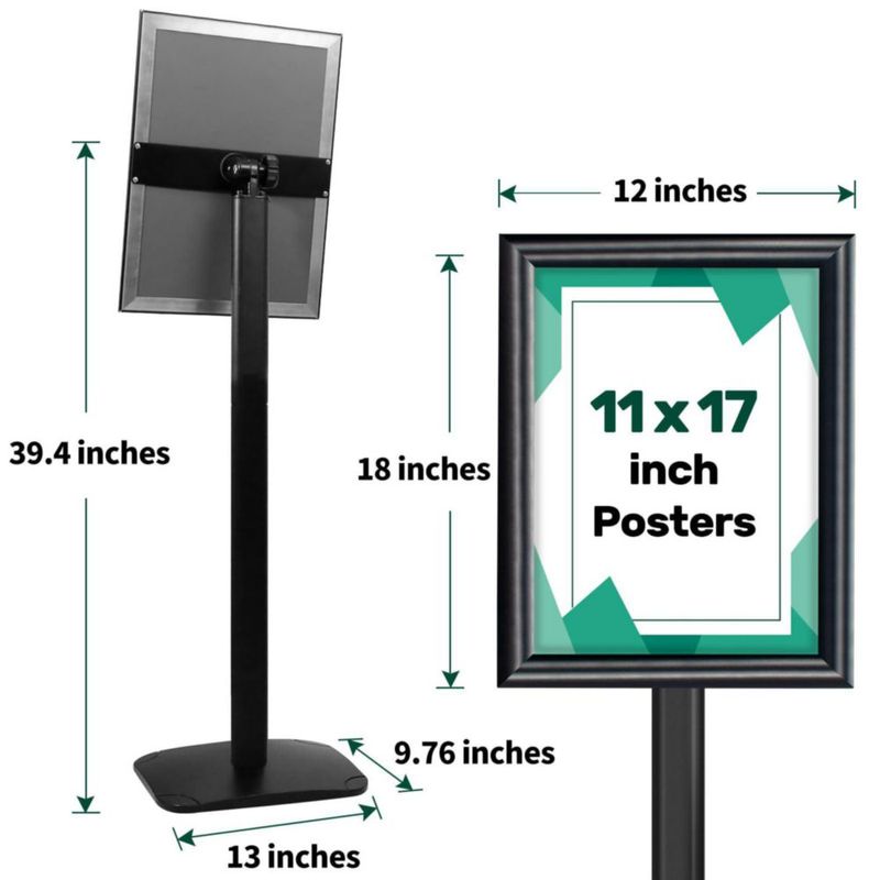 Soporte de Señal de Pie Mutualsign 43x56 cm