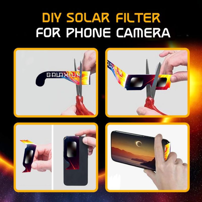 Gafas de Eclipse Solar Galaxium 25 unidades – Certificadas ISO 12312-2