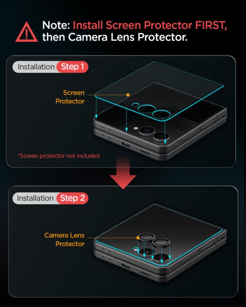 Protector de lentes Spigen Galaxy Z Flip 8/7 - Pack de 2