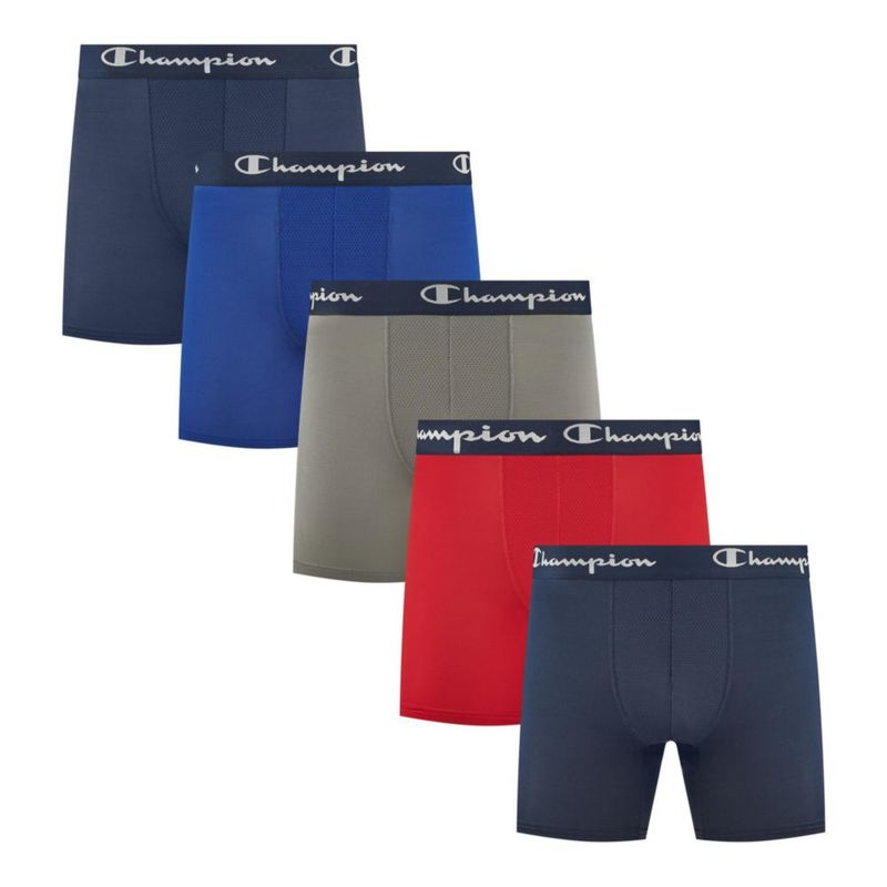 Calzoncillos tipo bóxer Champion Pack de 5 - Rendimiento 15 cm