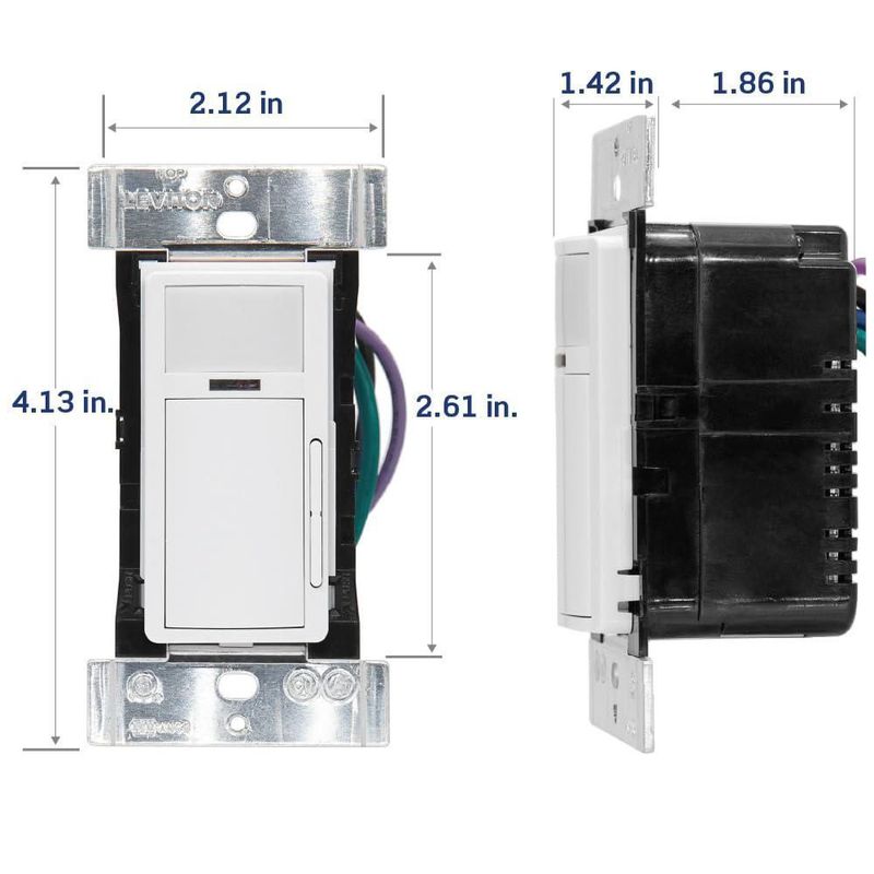 Sensor de ocupación Leviton 120-277VAC blanco ODD10-IDW