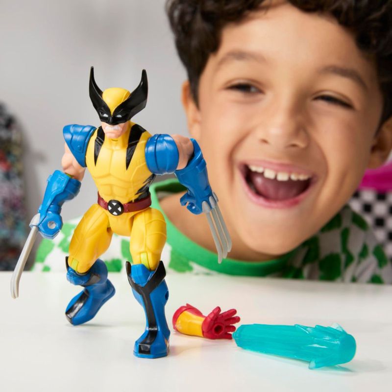Figura de acción Marvel Avengers MixMashers Wolverine de 5 pulgadas (12 cm) – mezcla y combina con accesorios