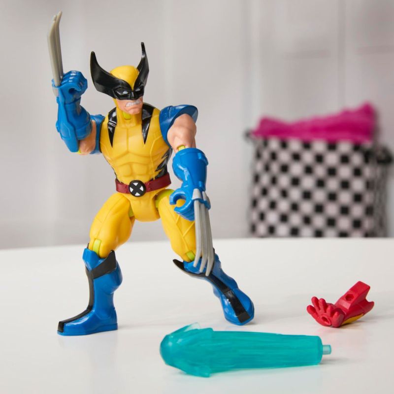 Figura de acción Marvel Avengers MixMashers Wolverine de 5 pulgadas (12 cm) – mezcla y combina con accesorios