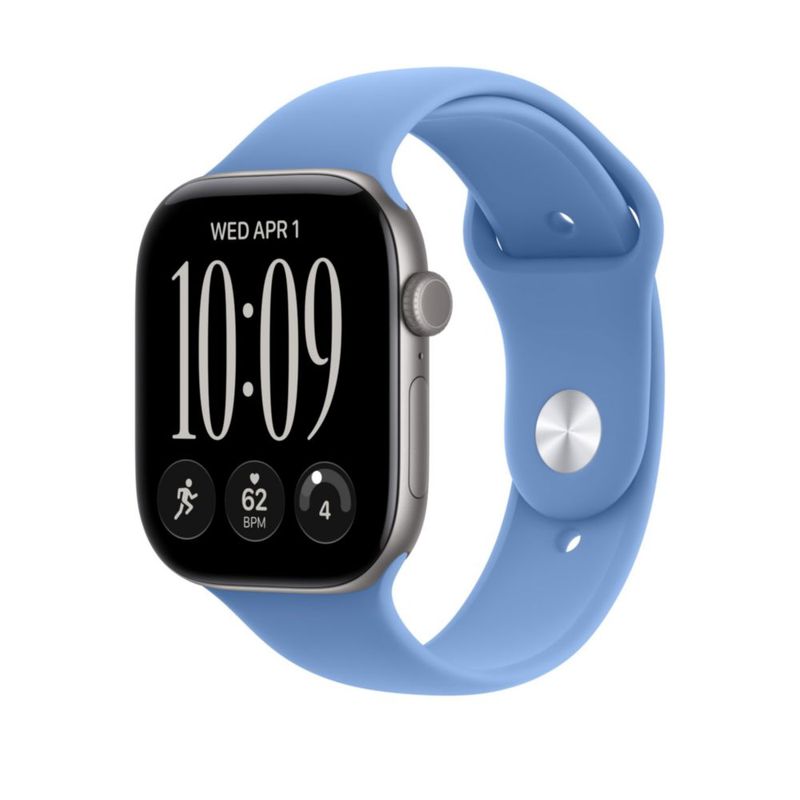 Correa Apple Watch 46 mm Azul Wildflower S/M