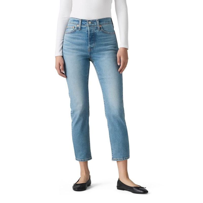 Jeans Levi's Wedgie Straight de cintura alta 27 cm