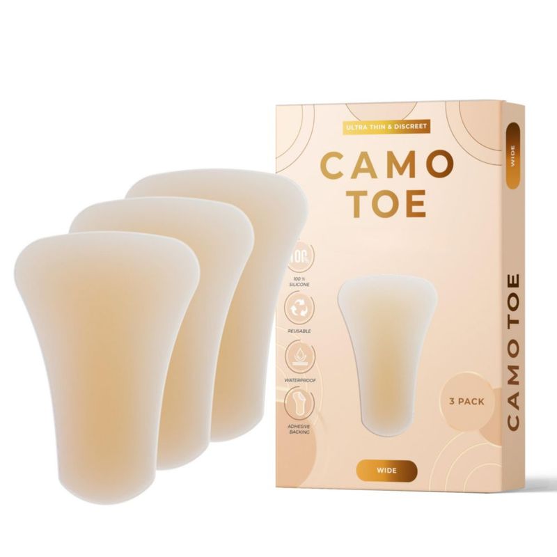 Almohadillas de Silicona Camo Toe Ajuste Ancho (Pack de 3)