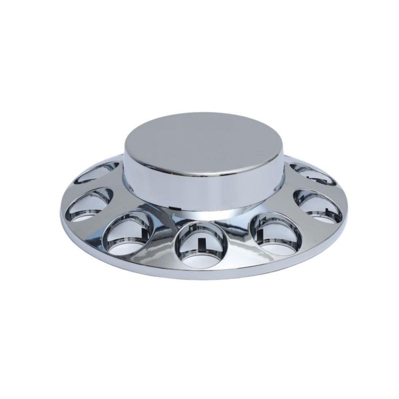 Conjunto plano de tapacubos jiaru cromado y cubiertas para tuercas de 33 mm