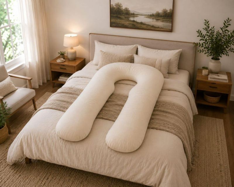 Almohada para Embarazadas Maternidream de Algodón Orgánico en Forma de U
