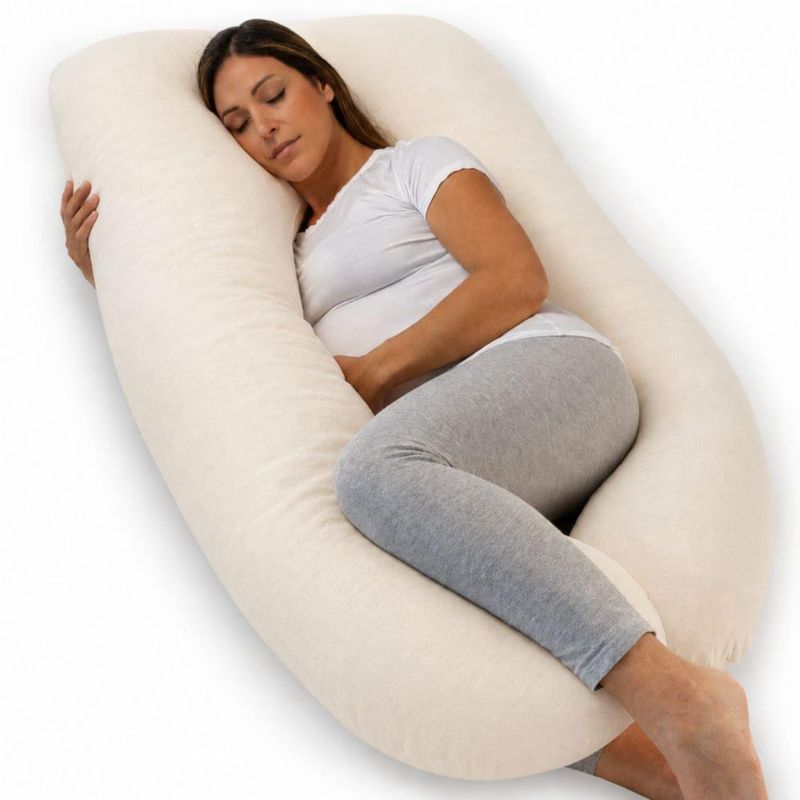 Almohada para Embarazadas Maternidream de Algodón Orgánico en Forma de U