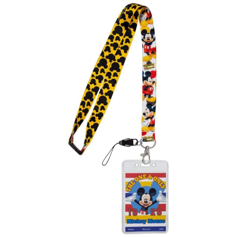 Carnetera Disney de 8 cm multicolor con Mickey Mouse