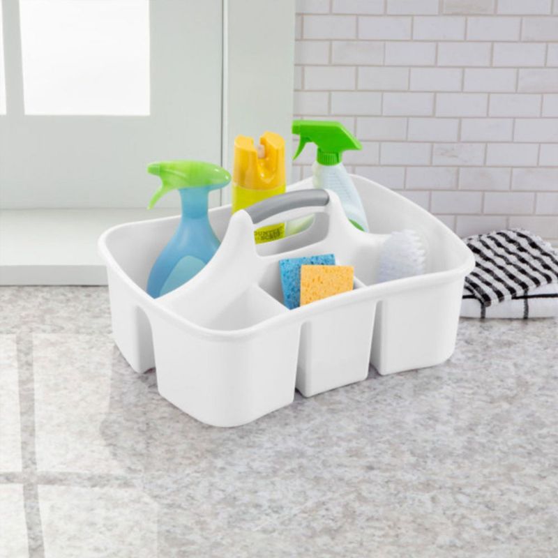 Cajón Sterilite paquete de 12 blanco 44x34x22 cm