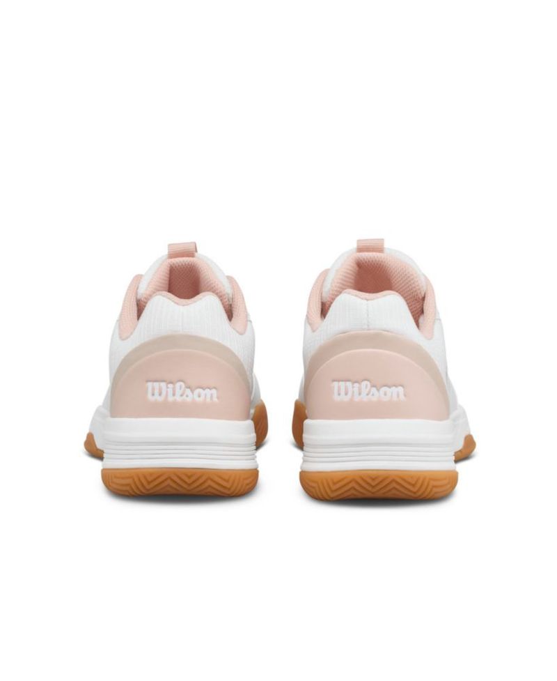 Zapatilla de Tenis Mujer WILSON CourtGlide 7.5 US Blanco/Rosa Cameo/Goma