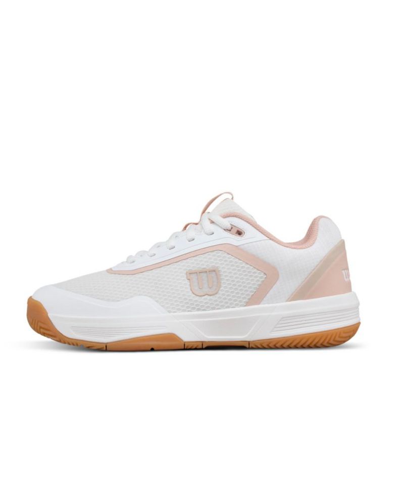 Zapatilla de Tenis Mujer WILSON CourtGlide 7.5 US Blanco/Rosa Cameo/Goma