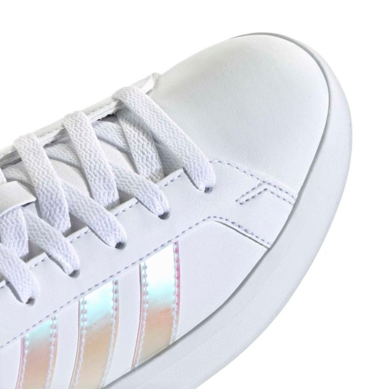 Zapatillas adidas Grand Court 3.0 J blanco/iridiscente/rosa 5.5