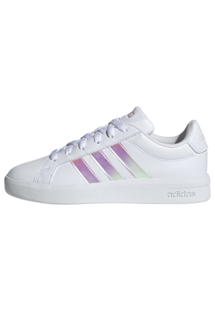 Zapatillas adidas Grand Court 3.0 J blanco/iridiscente/rosa 5.5
