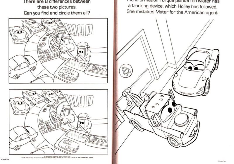 Libro de colorear Disney Pixar Cars Gigante 192 páginas