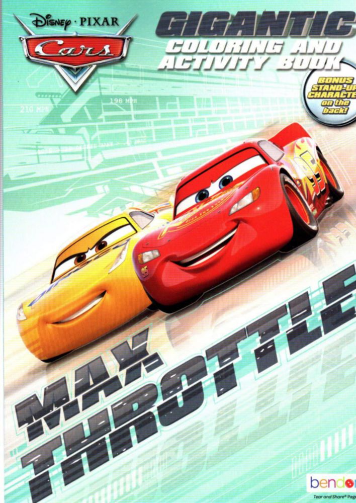 Libro de colorear Disney Pixar Cars Gigante 192 páginas