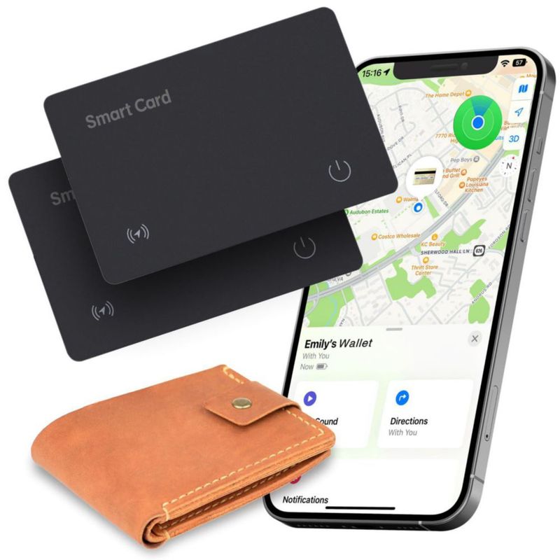 Rastreador de Cartera Reyke Pack de 2 Apple Find My Recargable