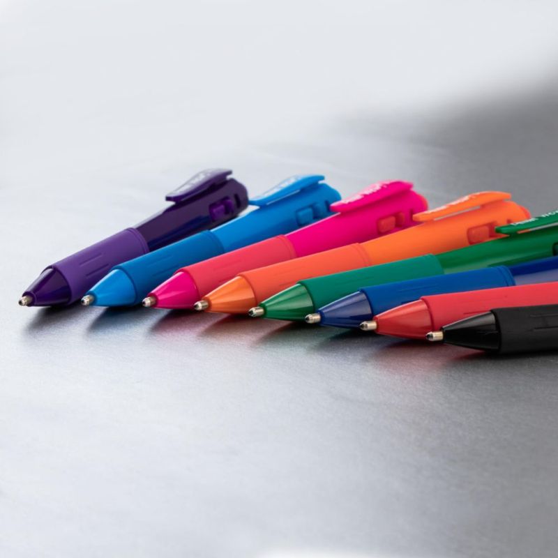 Bolígrafo Pentel 1.4 mm Tinta Roja - Pack de 8