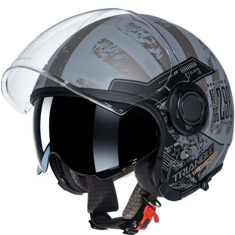 Casco TRIANGLE Integral Aprobado DOT para Hombre y Mujer