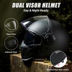 Casco TRIANGLE Integral Aprobado DOT para Hombre y Mujer
