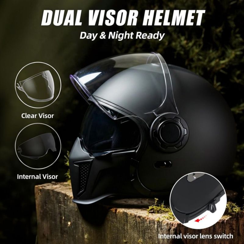 Casco TRIANGLE Integral Aprobado DOT para Hombre y Mujer