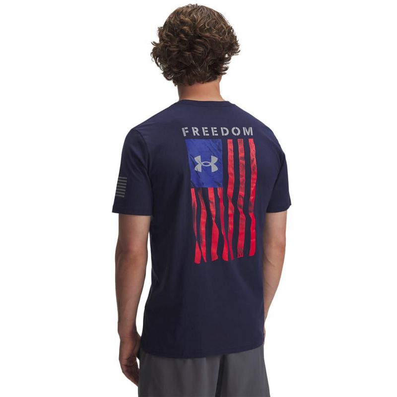 Camiseta Under Armour 410 Blue SM de algodón/poliéster