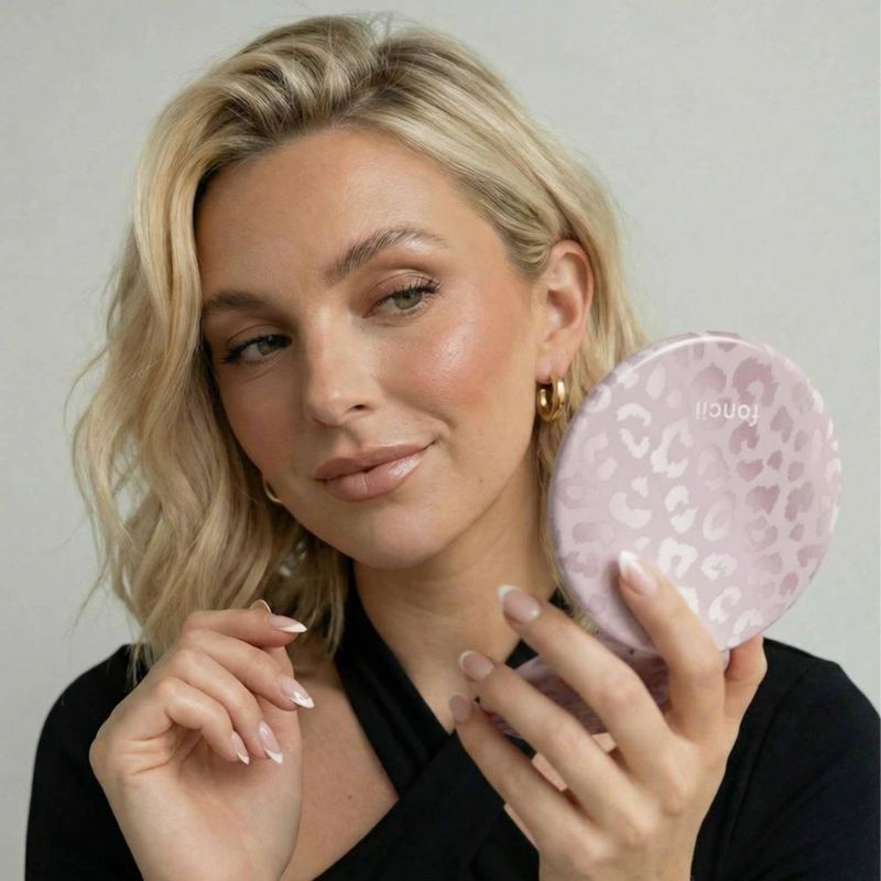 Espejo de Maquillaje Fancii 13 cm LED 10x/1x Recargable
