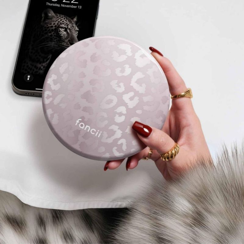 Espejo de Maquillaje Fancii 13 cm LED 10x/1x Recargable