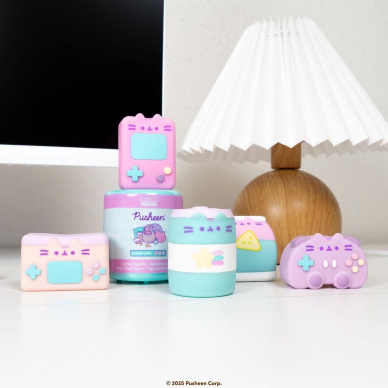 Juguete de presión Hamee Pusheen Chica Gamer Squishy - 1 pieza