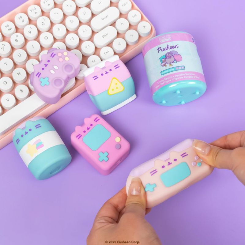 Juguete de presión Hamee Pusheen Chica Gamer Squishy - 1 pieza