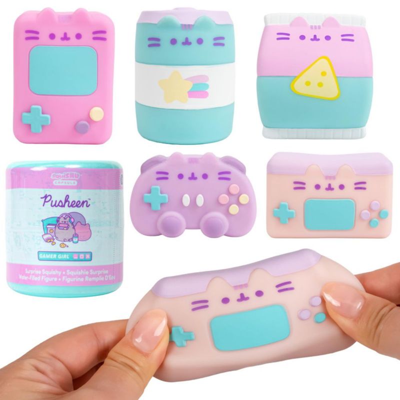 Juguete de presión Hamee Pusheen Chica Gamer Squishy - 1 pieza
