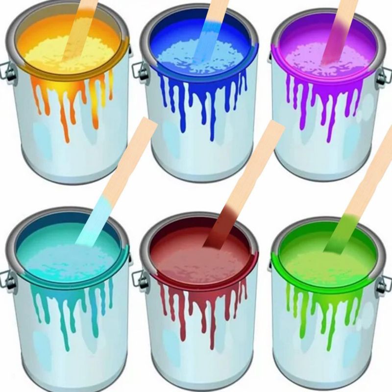 Palitos de madera para mezclar pintura REWISS 30 cm – Pack de 50