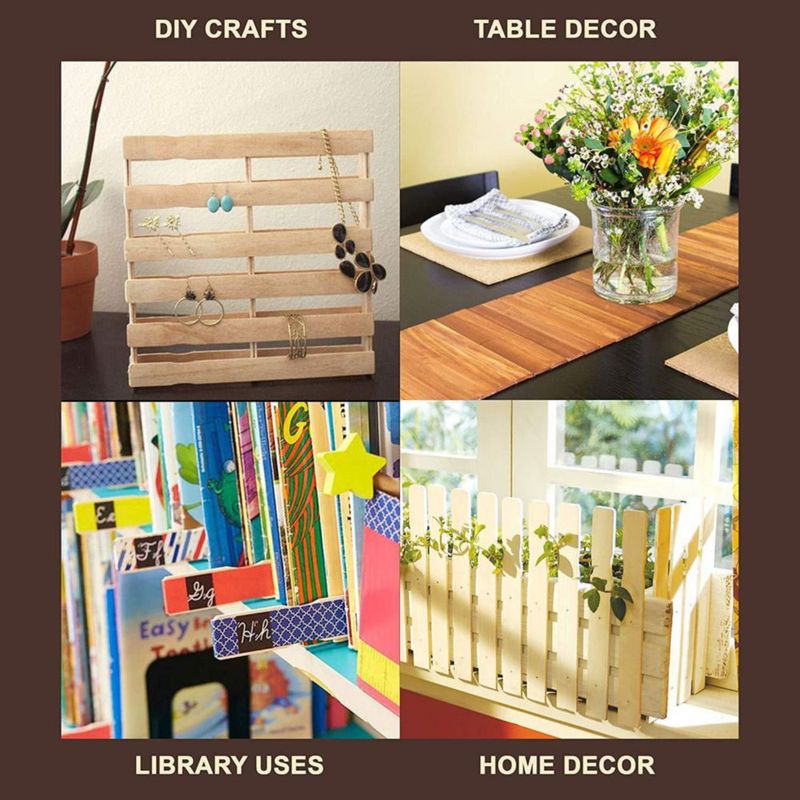 Palitos de madera para mezclar pintura REWISS 30 cm – Pack de 50