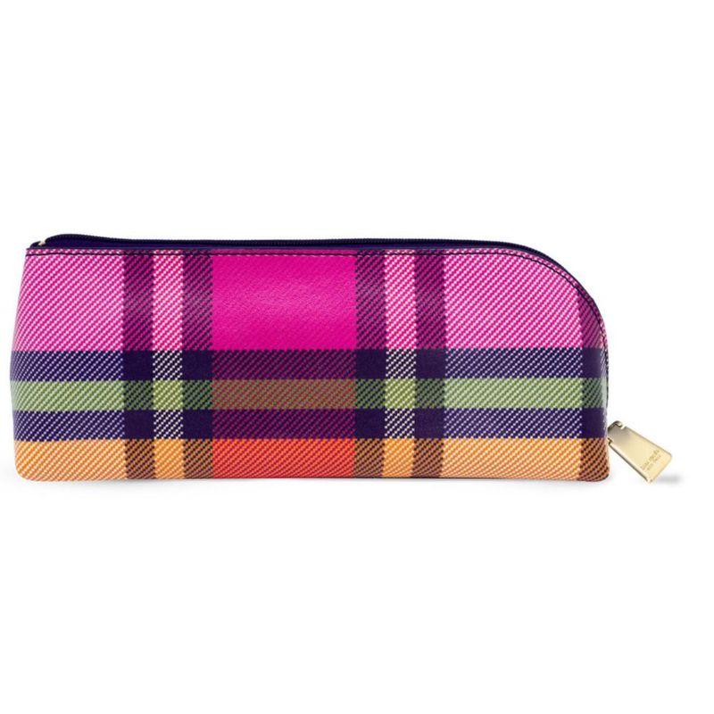 Estuche para lápices y bolígrafos Kate Spade New York 22 cm Grand Plaid