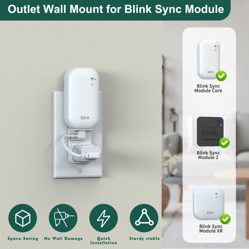 Soporte PEF Blink Outdoor 2K (paquete de 5) + Módulo Sync