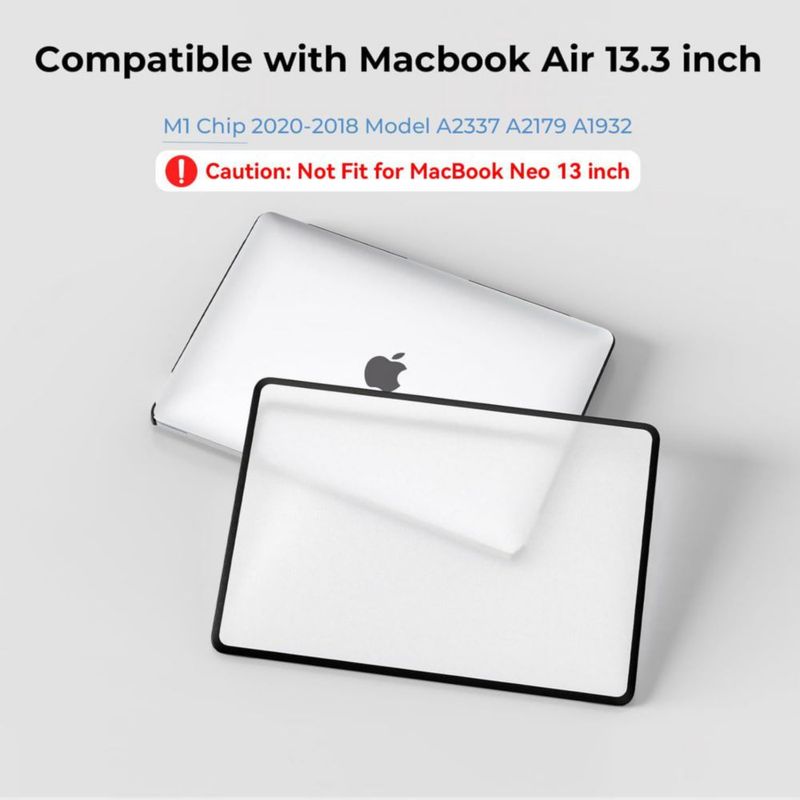 Funda BlueSwan Anti‑roturas para MacBook Air 13.3" M1 2018‑2020