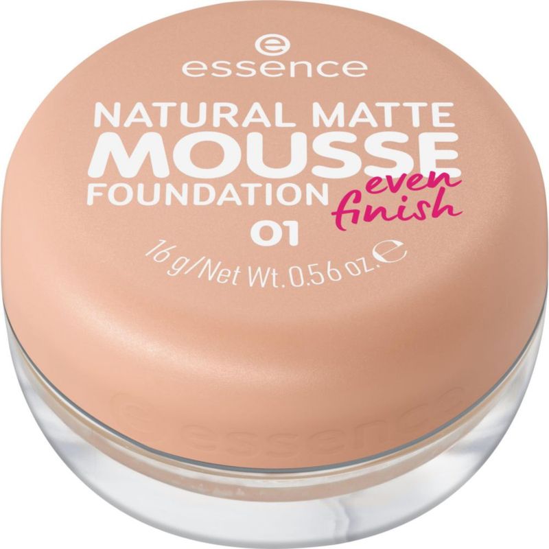 Base de maquillaje Essence Cosmetics Mousse Mate Natural 01 16 g