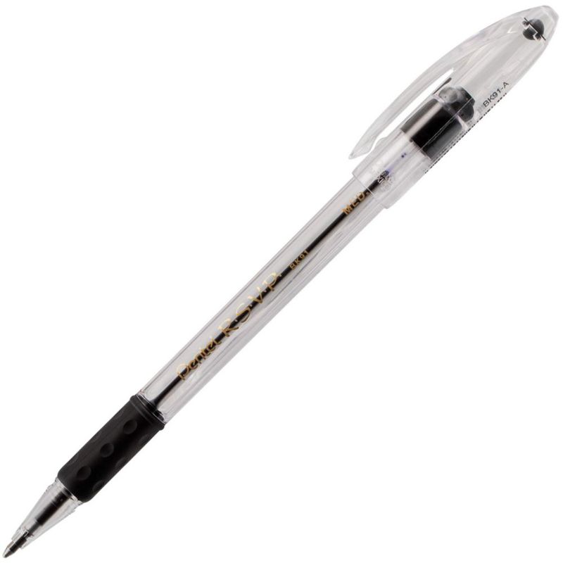 Bolígrafo Pentel 1.0 mm negro - Pack de 5