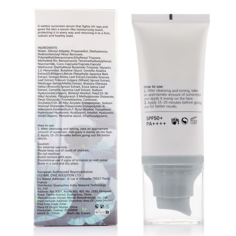 Protector solar mopayzer SPF 50 50 ml resistente al agua