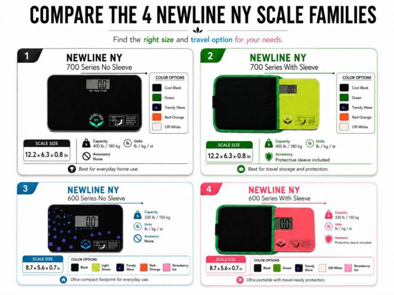 Báscula NEWLINE NY 310x160x21mm Trendy Wave