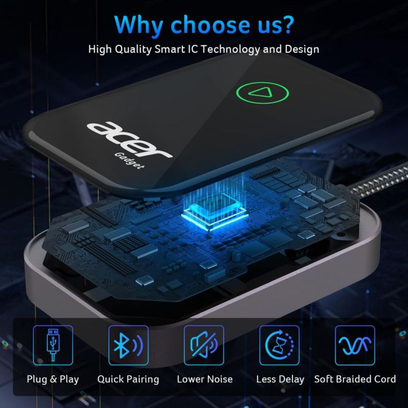Adaptador inalámbrico Acer CarPlay para iPhone