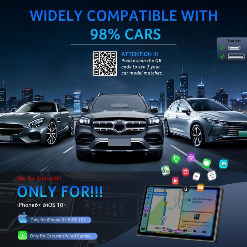 Adaptador inalámbrico Acer CarPlay para iPhone